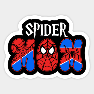 Custom Spider Mom Family Gift for Women Mother day Sticker